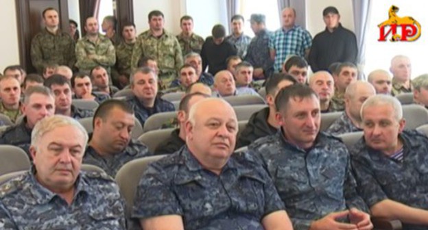 Participants of the extraordinary session of the South-Ossetian parliament, June 6, 2020. Screenshot: https://www.youtube.com/watch?v=TZvmJHzLO3A Participants of the extraordinary session of the South-Ossetian parliament, June 6, 2020. Screenshot: https://www.youtube.com/watch?v=TZvmJHzLO3A