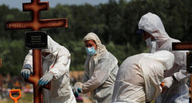 A funeral. Photo: REUTERS/Anton Vaganov A funeral. Photo: REUTERS/Anton Vaganov