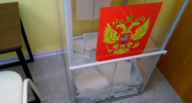 A ballot box. Photo by Svetlana Kravchenko for the "Caucasian Knot" A ballot box. Photo by Svetlana Kravchenko for the "Caucasian Knot"