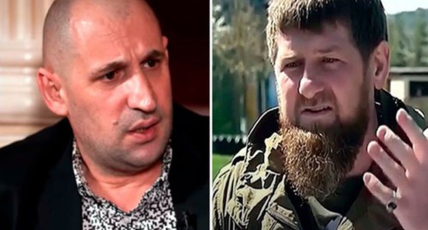 Mamikhan Umarov (left), Ramzan Kadyrov. Screenshot from videos posted by 'Svobodny' Channel: https://www.youtube.com/watch?v=um5yvcA3SgI, and by ChGTRK 'Grozny': https://www.youtube.com/watch?v=vz5uSD2Z_2Y&feature=emb_logo Mamikhan Umarov (left), Ramzan Kadyrov. Screenshot from videos posted by 'Svobodny' Channel: https://www.youtube.com/watch?v=um5yvcA3SgI, and by ChGTRK 'Grozny': https://www.youtube.com/watch?v=vz5uSD2Z_2Y&feature=emb_logo