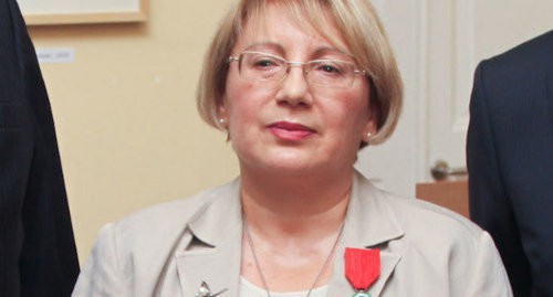 Leyla Yunus with the French Legion of Honor. Photo by Aziz Karimov for the "Caucasian Knot" Leyla Yunus with the French Legion of Honor. Photo by Aziz Karimov for the "Caucasian Knot"