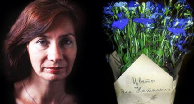 A poster in memory of Natalia Estemirova. Photo by Karina Gadjieva for the "Caucasian Knot" A poster in memory of Natalia Estemirova. Photo by Karina Gadjieva for the "Caucasian Knot"