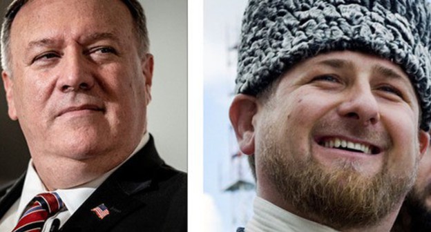 Ramzan Kadyrov (right) and Mike Pompeo. Photo: REUTERS/Eduard Korniyenko Ritzau Scanpix/Philip Davali via REUTERS Ramzan Kadyrov (right) and Mike Pompeo. Photo: REUTERS/Eduard Korniyenko Ritzau Scanpix/Philip Davali via REUTERS