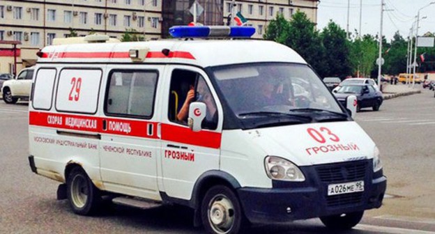 An ambulance. Grozny. Photo by Magomed Magomedov for the "Caucasian Knot" An ambulance. Grozny. Photo by Magomed Magomedov for the "Caucasian Knot"
