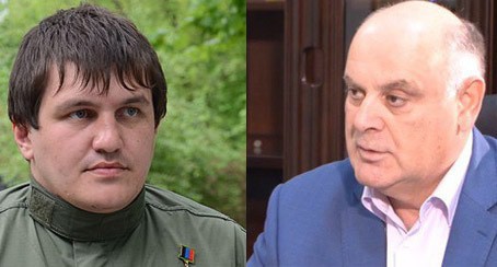 Akhra Avidzba (on the left) and Aslan Bzhaniya. Collage by the "Caucasian Knot". Photo: Andrew Butko https:/ /ru.wikipedia.org/ Screenshot of the video https://www.youtube.com/watch?v=J6A9iQeKqwU&t=118s Akhra Avidzba (on the left) and Aslan Bzhaniya. Collage by the "Caucasian Knot". Photo: Andrew Butko https:/ /ru.wikipedia.org/ Screenshot of the video https://www.youtube.com/watch?v=J6A9iQeKqwU&t=118s