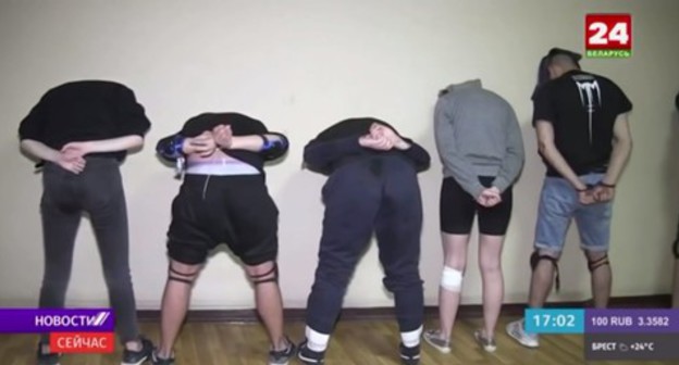 Activists detained in Belarus promise "not to make a revolution" in front of a camera. Screenshot of the video https://inforesist.org/nikogda-ne-budu-delat-revolyucziyu-belorusam-pokazali-raskayavshihsya-protestuyushhih-sredi-nih-ukrainczy/?fbclid=IwAR1hwVFdhyuCPV967rZ_eTI6ONxPiaKm836PCfJP1umNlI0YfLxLSo3cnZ4 Activists detained in Belarus promise "not to make a revolution" in front of a camera. Screenshot of the video https://inforesist.org/nikogda-ne-budu-delat-revolyucziyu-belorusam-pokazali-raskayavshihsya-protestuyushhih-sredi-nih-ukrainczy/?fbclid=IwAR1hwVFdhyuCPV967rZ_eTI6ONxPiaKm836PCfJP1umNlI0YfLxLSo3cnZ4