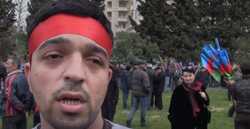 Orkhan Bakhyshly. Screenshot of the video by the "Caucasian Knot" https://www.youtube.com/watch?v=LE4zPMaiGaM Orkhan Bakhyshly. Screenshot of the video by the "Caucasian Knot" https://www.youtube.com/watch?v=LE4zPMaiGaM