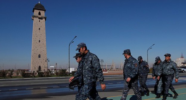 Law enforcers in Magas. Ingushetia. Photo: REUTERS/Maxim Shemetov Law enforcers in Magas. Ingushetia. Photo: REUTERS/Maxim Shemetov