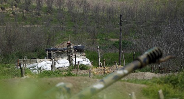 On the contact line in Nagorno-Karabakh. Photo: REUTERS/Staff On the contact line in Nagorno-Karabakh. Photo: REUTERS/Staff