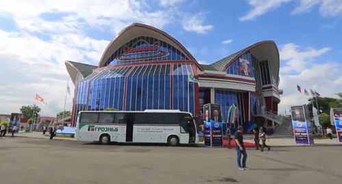 'Coliseum' Sports Hall, where boxing fights will take place. Screenshot from video posted by the press service of the 'Coliseum' Sports Hall: https://www.youtube.com/watch?v=bPAlQRdvGM8 'Coliseum' Sports Hall, where boxing fights will take place. Screenshot from video posted by the press service of the 'Coliseum' Sports Hall: https://www.youtube.com/watch?v=bPAlQRdvGM8