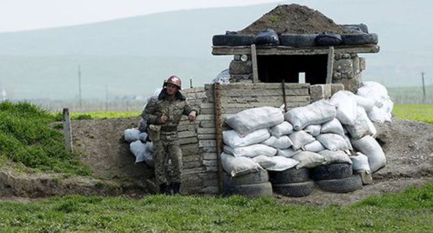 At the contact line in Nagorno-Karabakh. Photo: REUTERS/Staff At the contact line in Nagorno-Karabakh. Photo: REUTERS/Staff