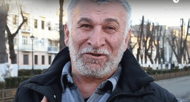 Timur Tskhurbati. Screenshot from video poste by the Caucasian Knot at: https://www.youtube.com/watch?time_continue=45&v=XOeIbt0ojuc&feature=emb_logo Timur Tskhurbati. Screenshot from video poste by the Caucasian Knot at: https://www.youtube.com/watch?time_continue=45&v=XOeIbt0ojuc&feature=emb_logo