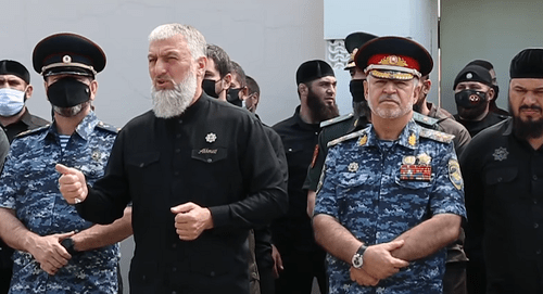 Adam Delimkhanov publicly scolds young Chechens returned from Moscow. Screenshot: https://www.youtube.com/watch?v=TzGIjXH4yHg Adam Delimkhanov publicly scolds young Chechens returned from Moscow. Screenshot: https://www.youtube.com/watch?v=TzGIjXH4yHg