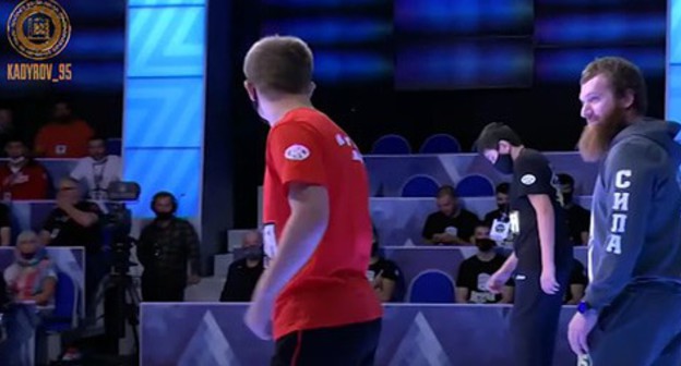 Boxing tournament in memory of Akhmat Kadyrov "Time of Legends" in Grozny. Screenshot: https://www.youtube.com/watch?v=PeUuQPUuKIc Boxing tournament in memory of Akhmat Kadyrov "Time of Legends" in Grozny. Screenshot: https://www.youtube.com/watch?v=PeUuQPUuKIc