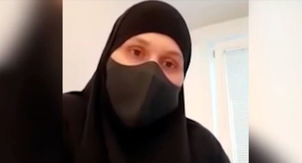 A wife of Mamikhan Umarov, who was killed in Austria. Screenshot of the video posted at the "Свободный Кавказ" YouTube channel https://www.youtube.com/watch?time_continue=5&v=4rCx6dfW-cM&feature=emb_logo A wife of Mamikhan Umarov, who was killed in Austria. Screenshot of the video posted at the "Свободный Кавказ" YouTube channel https://www.youtube.com/watch?time_continue=5&v=4rCx6dfW-cM&feature=emb_logo