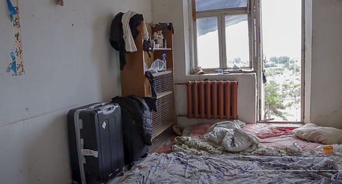 A room in a refugee camp near Kullar. Screenshot: https://www.youtube.com/watch?v=n-JJNn-2XLI&feature=emb_logo A room in a refugee camp near Kullar. Screenshot: https://www.youtube.com/watch?v=n-JJNn-2XLI&feature=emb_logo