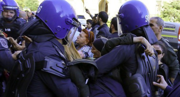 A protest action in Baku. Photo by Aziz Karimov for the "Caucasian Knot" A protest action in Baku. Photo by Aziz Karimov for the "Caucasian Knot"