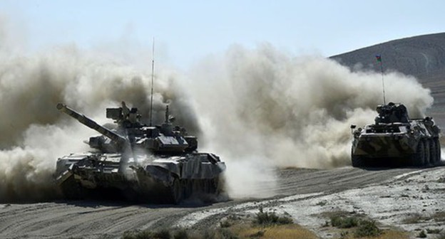 Azerbaijani military vehicles. Photo: press service of the Ministry of Defence of Azerbaijan, https://mod.gov.az/ Azerbaijani military vehicles. Photo: press service of the Ministry of Defence of Azerbaijan, https://mod.gov.az/
