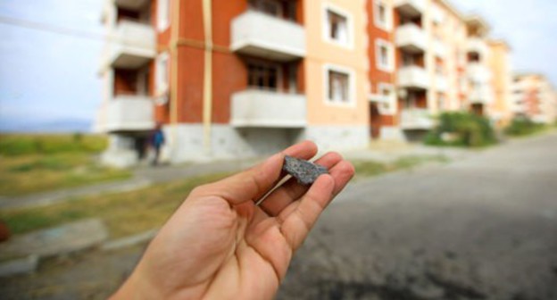 Shell fragments after shelling attack, September 2020. Photo by Aziz Karimov for the Caucasian Knot Shell fragments after shelling attack, September 2020. Photo by Aziz Karimov for the Caucasian Knot