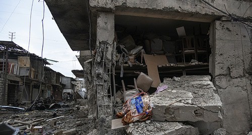 A ruined house in Stepanakert. Photo: David Ghahramanyan/NKR InfoCenter/PAN Photo/Handout via REUTERS A ruined house in Stepanakert. Photo: David Ghahramanyan/NKR InfoCenter/PAN Photo/Handout via REUTERS