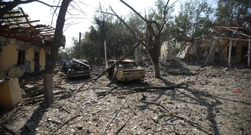 Consequences of a missile attack on the city of Barda. Photo by Aziz Karimov for the "Caucasian Knot" Consequences of a missile attack on the city of Barda. Photo by Aziz Karimov for the "Caucasian Knot"