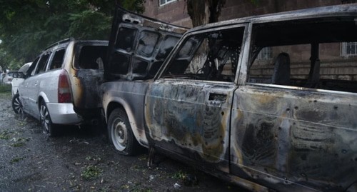 Consequences of shelling Stepanakert. Photo: Արցախի Տեղեկատվական շտաբ / NKR InfoCenter Consequences of shelling Stepanakert. Photo: Արցախի Տեղեկատվական շտաբ / NKR InfoCenter