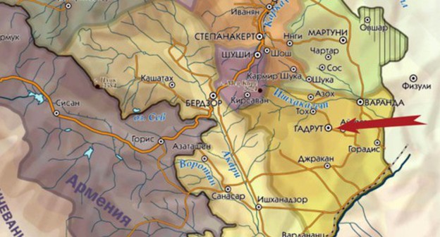 The city of Hadrut on the map of Nagorno-Karabakh https://www.kavkaz-uzel.eu/articles/354792/ The city of Hadrut on the map of Nagorno-Karabakh https://www.kavkaz-uzel.eu/articles/354792/