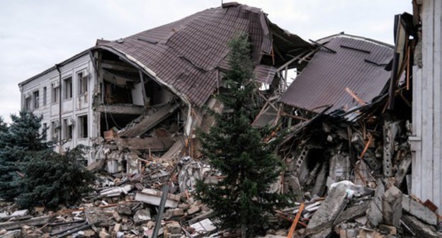 Consequences of shelling in Stepanakert on October 5, 2020. Photo: Areg Balayan/ArmGov/PAN Photo/Reuters Consequences of shelling in Stepanakert on October 5, 2020. Photo: Areg Balayan/ArmGov/PAN Photo/Reuters