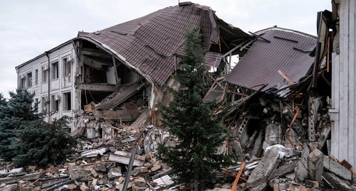 Consequences of shelling in Stepanakert on October 5, 2020. Photo: Areg Balayan/ArmGov/PAN Photo/Reuters Consequences of shelling in Stepanakert on October 5, 2020. Photo: Areg Balayan/ArmGov/PAN Photo/Reuters