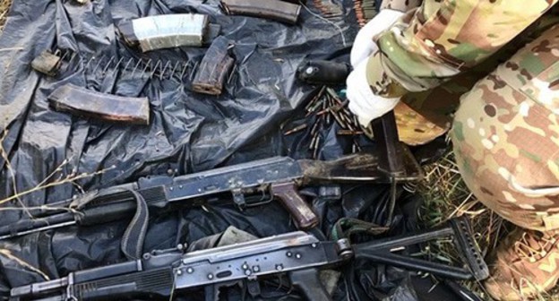 Weapons at the site of special operation. Photo: NAC press service, http://nac.gov.ru/ Weapons at the site of special operation. Photo: NAC press service, http://nac.gov.ru/