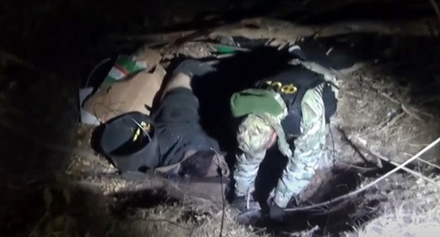 At the place where law enforcers liquidated alleged terrorists, the Kirov District of Volgograd. Screenshot: https://www.youtube.com/watch?v=q94bRqHmb2w&feature=emb_logo At the place where law enforcers liquidated alleged terrorists, the Kirov District of Volgograd. Screenshot: https://www.youtube.com/watch?v=q94bRqHmb2w&feature=emb_logo