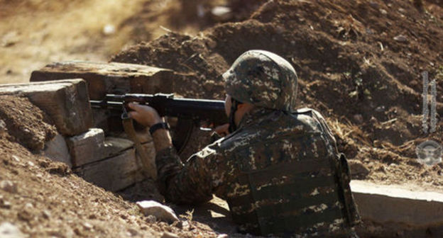 Combat positions of the Armenian Army. Photo: official site of the MoD of RA Combat positions of the Armenian Army. Photo: official site of the MoD of RA