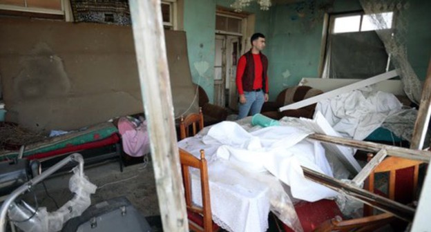 Consequences of shelling in the village of Shikharkh, Azerbaijan. Photo by Aziz Karimov for the "Caucasian Knot" Consequences of shelling in the village of Shikharkh, Azerbaijan. Photo by Aziz Karimov for the "Caucasian Knot"