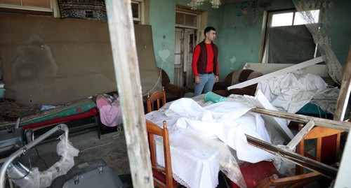 Consequences of shelling in the village of Shikharkh, Azerbaijan. Photo by Aziz Karimov for the "Caucasian Knot" Consequences of shelling in the village of Shikharkh, Azerbaijan. Photo by Aziz Karimov for the "Caucasian Knot"