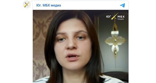 Yulia, a sister of Rostislav Melnichenko, recorded a video appeal to the President of Russia. Screenshot of the video https://t.me/yugmbkmedia/7377 Yulia, a sister of Rostislav Melnichenko, recorded a video appeal to the President of Russia. Screenshot of the video https://t.me/yugmbkmedia/7377