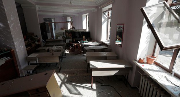 An art school destroyed as result of shelling of Martuni, October 14, 2020. Photo: REUTERS / Stringer An art school destroyed as result of shelling of Martuni, October 14, 2020. Photo: REUTERS / Stringer