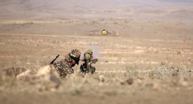 Armenian combat positions. Screenshot: https://www.youtube.com/watch?v=D7G7cMWykvU&feature=emb_logo Armenian combat positions. Screenshot: https://www.youtube.com/watch?v=D7G7cMWykvU&feature=emb_logo