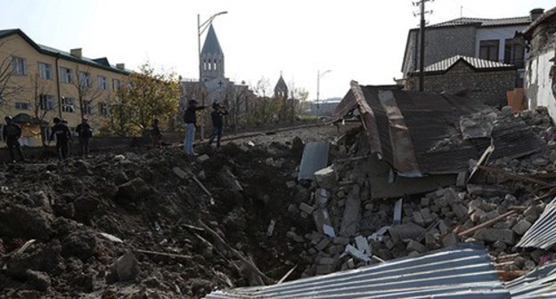 Shushi destroyed by shelling, October 28, 2020. Photo: Hayk Baghdasaryan/Photolure via REUTERS Shushi destroyed by shelling, October 28, 2020. Photo: Hayk Baghdasaryan/Photolure via REUTERS