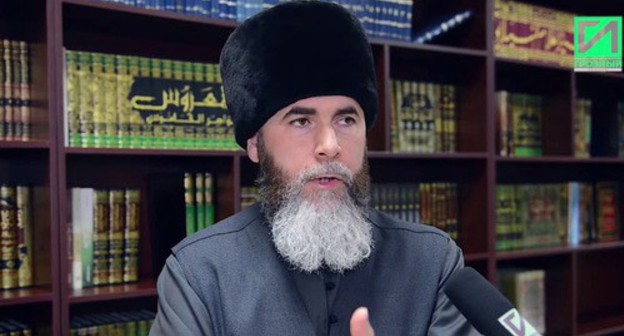 Salakh Mezhiev, the Mufti of Chechnya. Screenshot: https://www.youtube.com/watch?v=yNxsyA6X_Js Salakh Mezhiev, the Mufti of Chechnya. Screenshot: https://www.youtube.com/watch?v=yNxsyA6X_Js