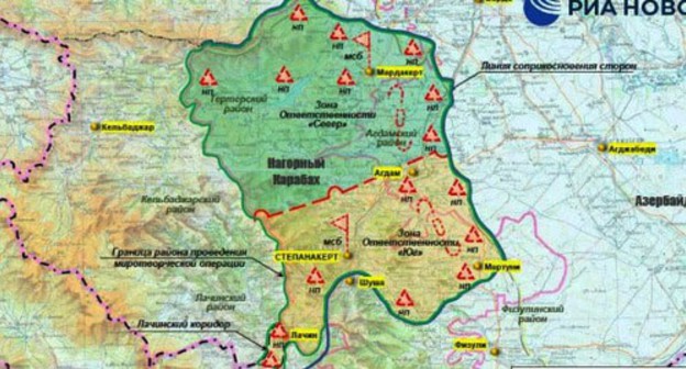 Positions of Russian peacemakers in Nagorno-Karabakh. Photo: press service of the Ministry of Defence of Russia Positions of Russian peacemakers in Nagorno-Karabakh. Photo: press service of the Ministry of Defence of Russia