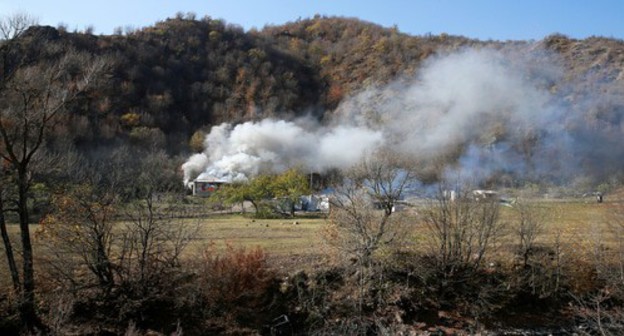The village of Cherektar in the region of Nagorno-Karabakh, soon to be turned over to Azerbaijan. Photo: REUTERS/Stringer The village of Cherektar in the region of Nagorno-Karabakh, soon to be turned over to Azerbaijan. Photo: REUTERS/Stringer