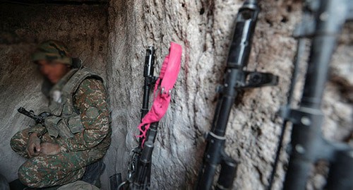 A soldier of the army of Nagorno-Karabakh. Photo: REUTERS/Stringer A soldier of the army of Nagorno-Karabakh. Photo: REUTERS/Stringer