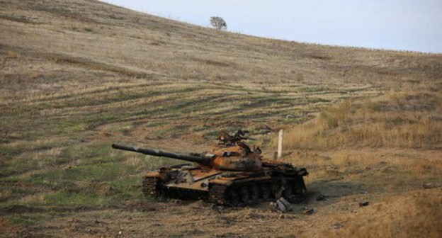 A tank. Nagorno-Karabakh, November 26, 2020. Photo: REUTERS/Aziz Karimov A tank. Nagorno-Karabakh, November 26, 2020. Photo: REUTERS/Aziz Karimov
