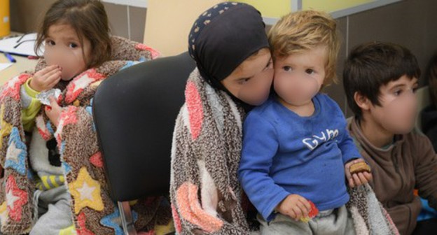 Children returned to Russia from Syria. November 13, 2020. Photo by the press service of Russia's Children Rights Ombudsman http://deti.gov.ru/articles/news/anna-kuznecova-vernula-iz-sirii-na-rodinu-31-rossijskogo-rebyonka Children returned to Russia from Syria. November 13, 2020. Photo by the press service of Russia's Children Rights Ombudsman http://deti.gov.ru/articles/news/anna-kuznecova-vernula-iz-sirii-na-rodinu-31-rossijskogo-rebyonka