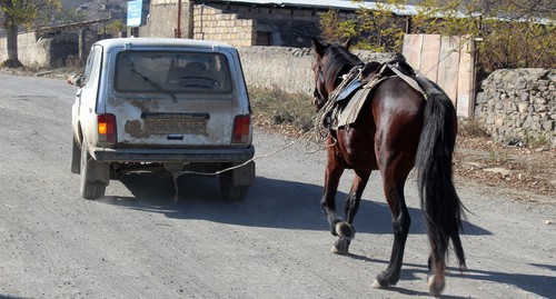 Residents of the areas handed over to Azerbaijan leave their homes. November 16, 2020. Photo by Armine Martirosyan for the "Caucasian Knot" Residents of the areas handed over to Azerbaijan leave their homes. November 16, 2020. Photo by Armine Martirosyan for the "Caucasian Knot"