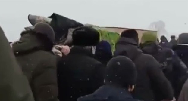 Funerals of Abdulak Anzorov. Screenshot: https://t.me/IADAT/4187/ Funerals of Abdulak Anzorov. Screenshot: https://t.me/IADAT/4187/