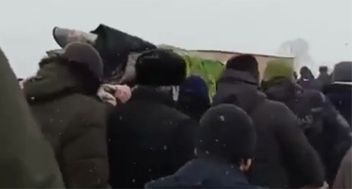 Funerals of Abdulak Anzorov. Screenshot: https://t.me/IADAT/4187/ Funerals of Abdulak Anzorov. Screenshot: https://t.me/IADAT/4187/
