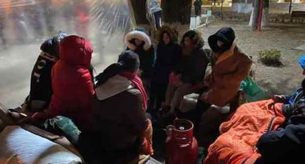 Participants of a protest action in Tskhinvali. December 6, 2020. Photo by Anna Gioyeva for the "Caucasian Knot" Participants of a protest action in Tskhinvali. December 6, 2020. Photo by Anna Gioyeva for the "Caucasian Knot"