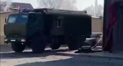 A footage of the suicide bombing in the village of Uchkeken. Photo by the press service of the National Antiterrorist Committee nac.gov.ru A footage of the suicide bombing in the village of Uchkeken. Photo by the press service of the National Antiterrorist Committee nac.gov.ru