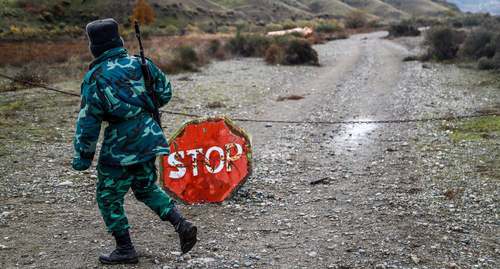 Azerbaijani serviceman, December 14, 2020. Photo by Aziz Karimov for the Caucasian Knot Azerbaijani serviceman, December 14, 2020. Photo by Aziz Karimov for the Caucasian Knot
